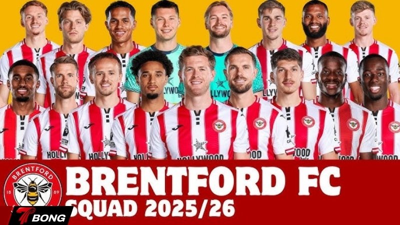 Đội hình đầy đủ mùa giải hiện tại của Brentford